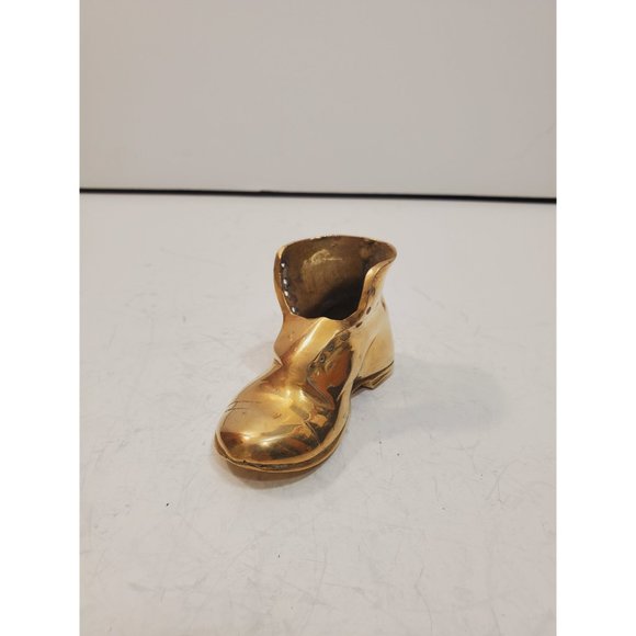Heel Boot design sculpture / vase / / statue || heavy solid brass boot / solid - Picture 3 of 10